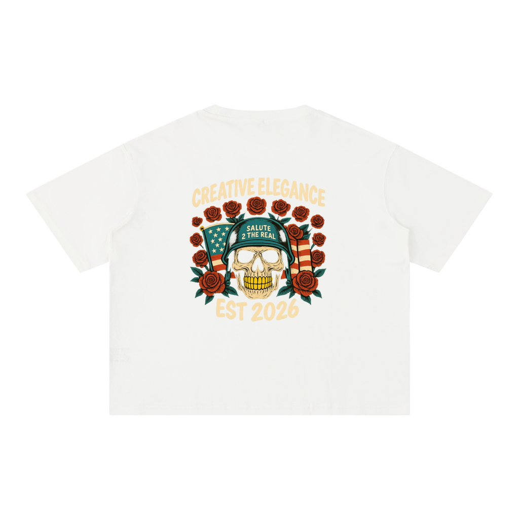Mineral Wash Boxy Cotton T-Shirt