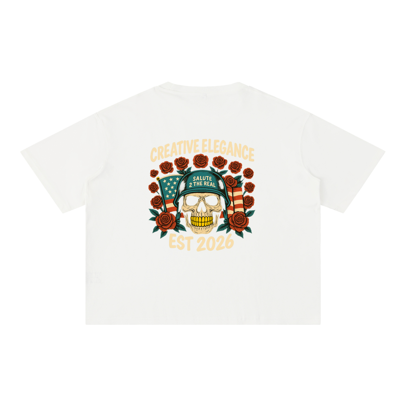 Mineral Wash Boxy Cotton T-Shirt