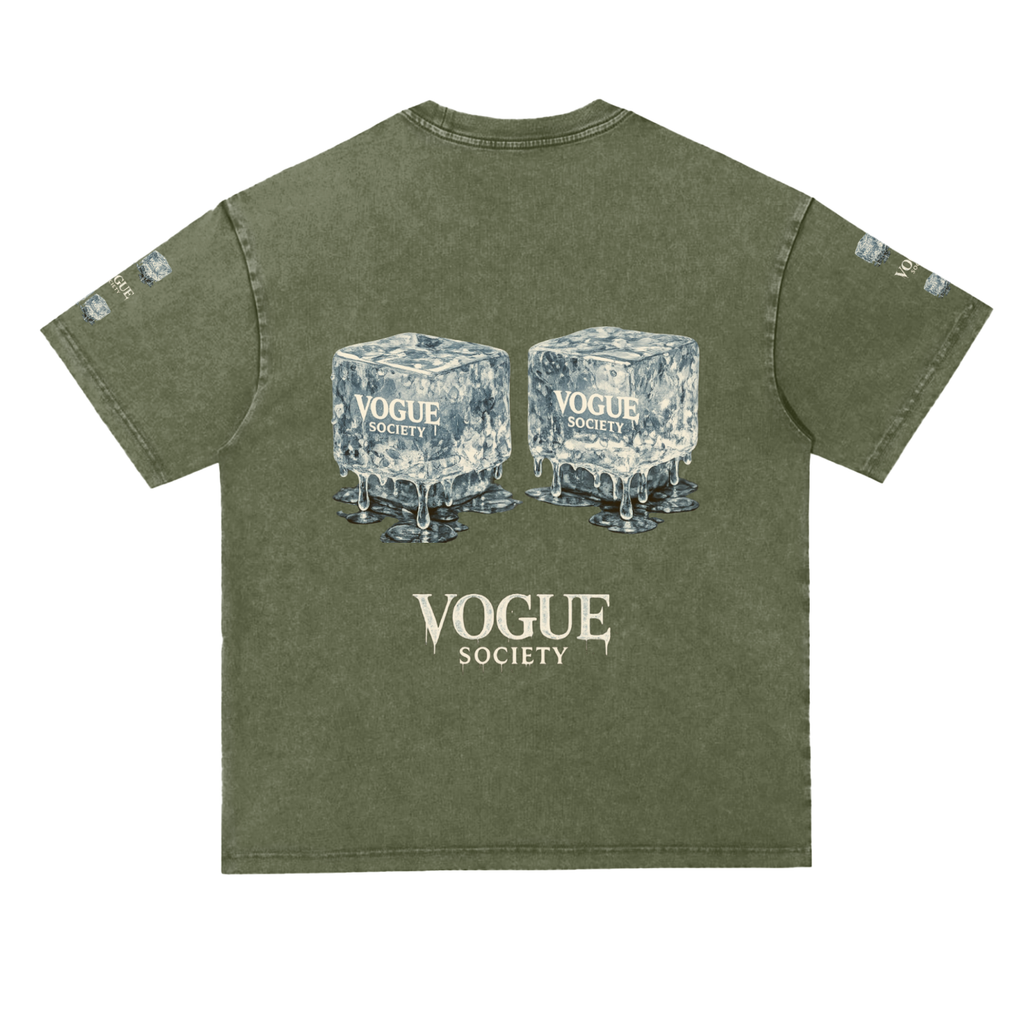 Snow Washed Heavyweight Oversize T-Shirt