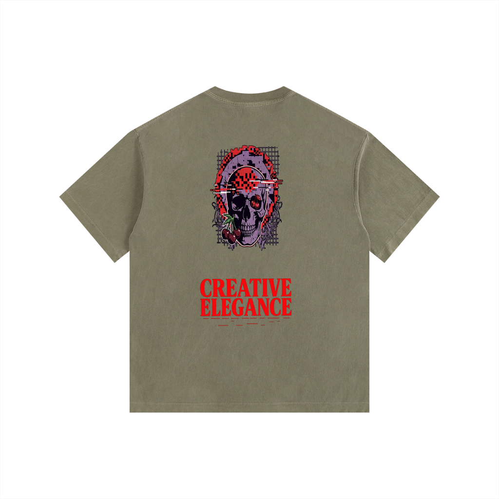 Vintage Washed Oversized Cotton T-Shirt