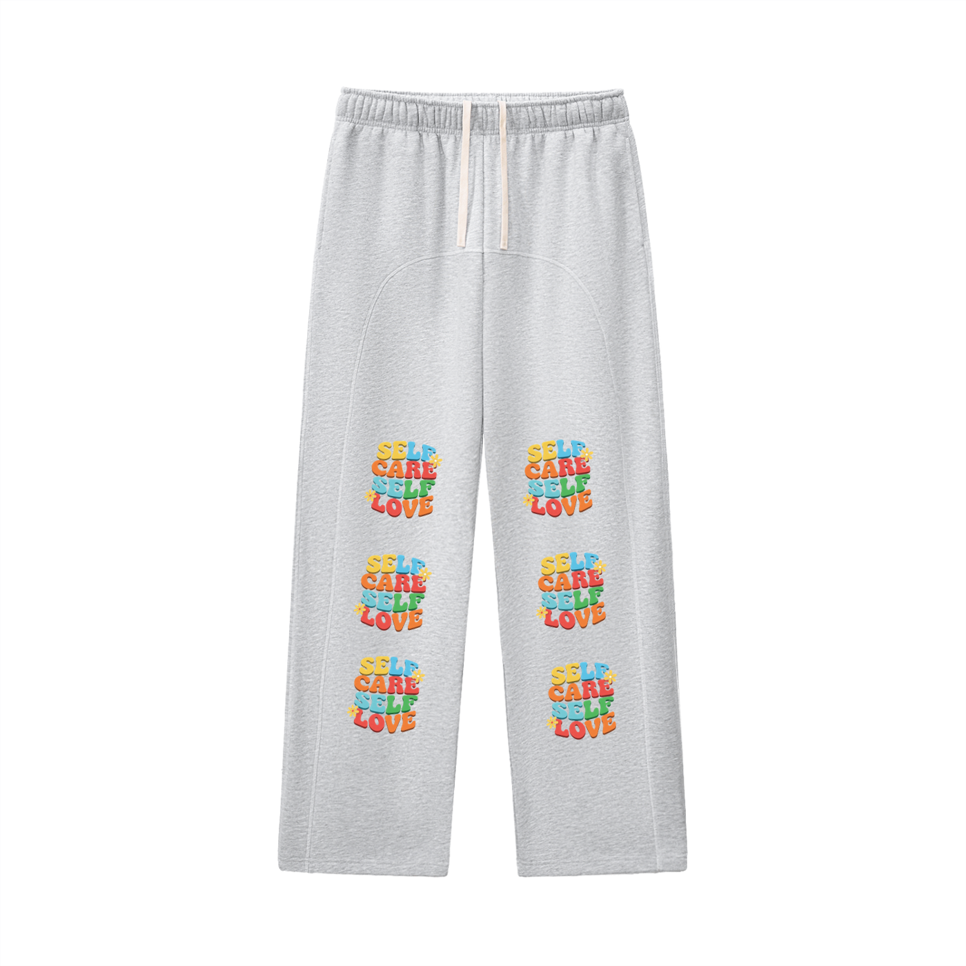 Contrast-Stitched Fleece Sweatpants