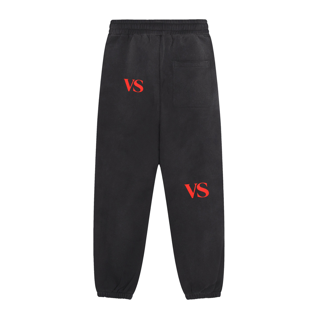 Sun Fade Contrast Tape Fleece Jogged Sweatpants