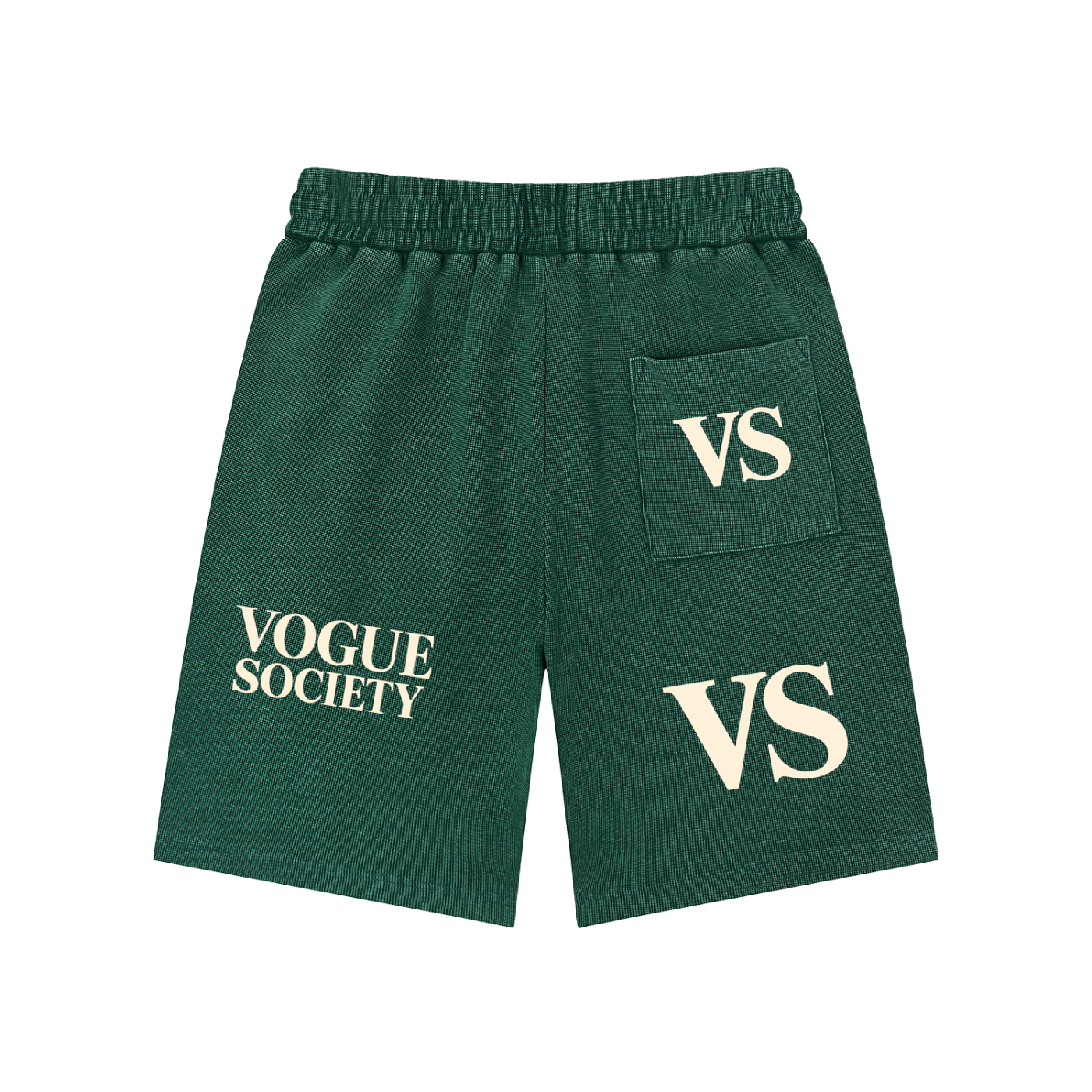 Mineral Wash Waffle Knit Shorts