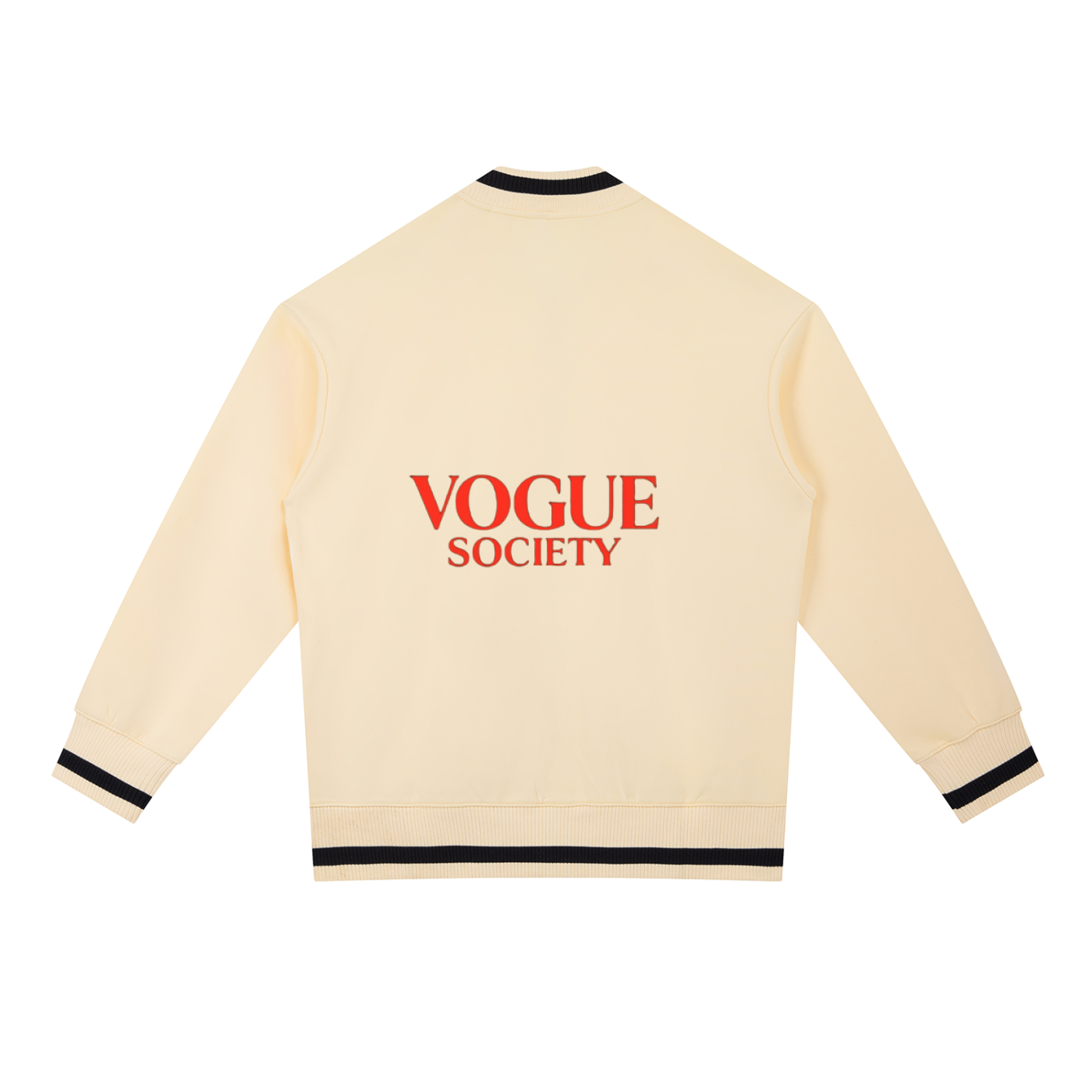 Contrast Piping Zip Bomber Jacket