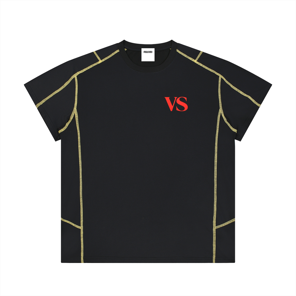 Unisex Contrast Stitch  Regular Fit T-Shirt