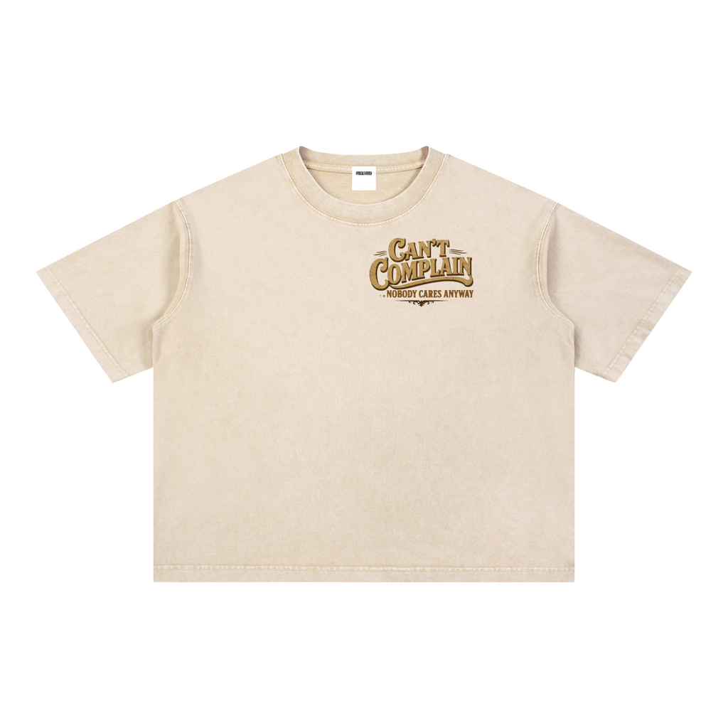 Mineral Wash Boxy Cotton T-Shirt