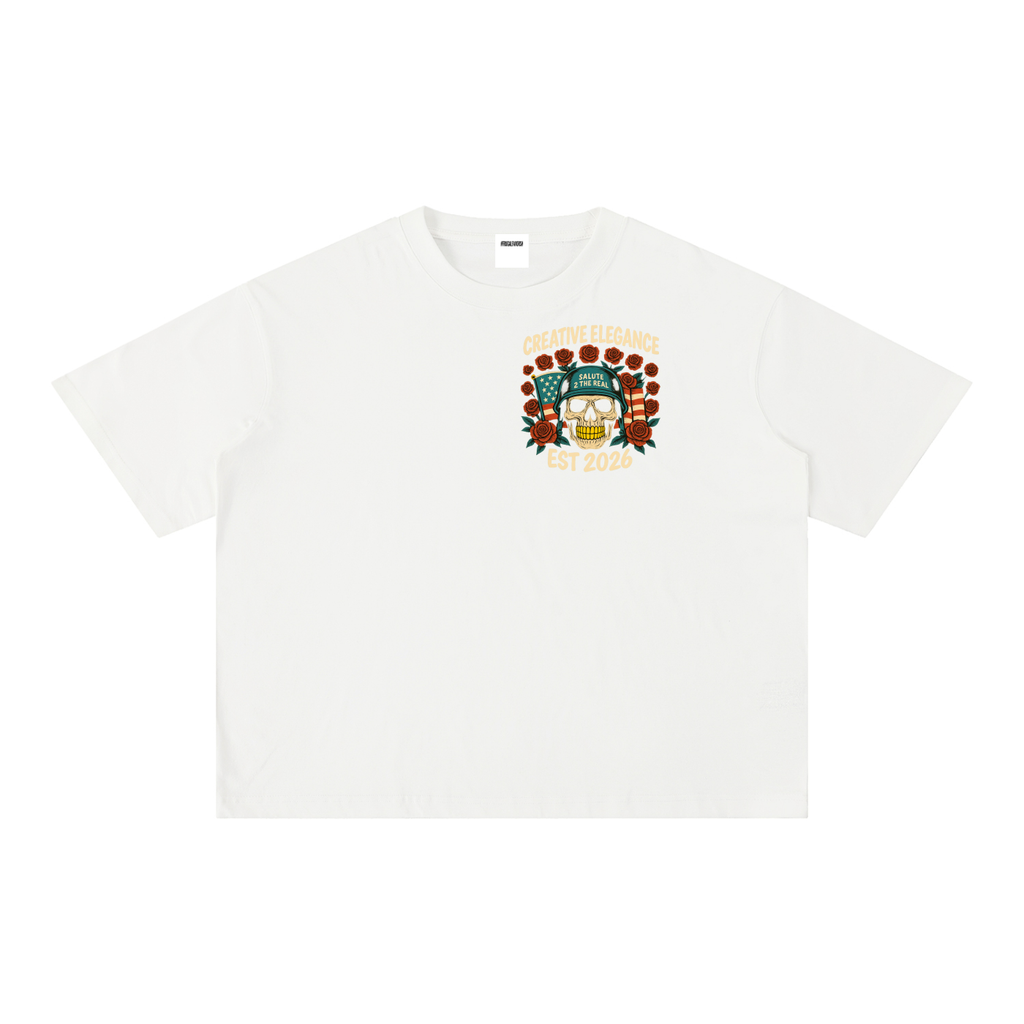 Mineral Wash Boxy Cotton T-Shirt