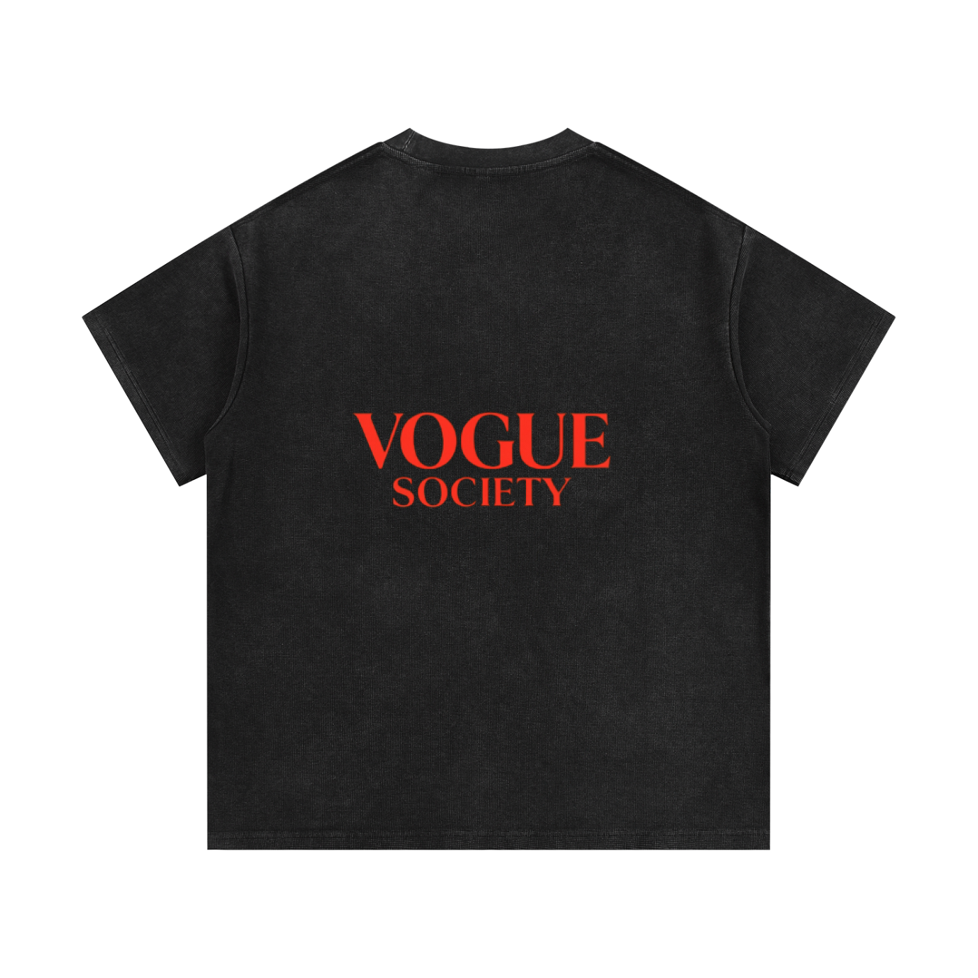 Mineral Wash Waffle Knit T-Shirt