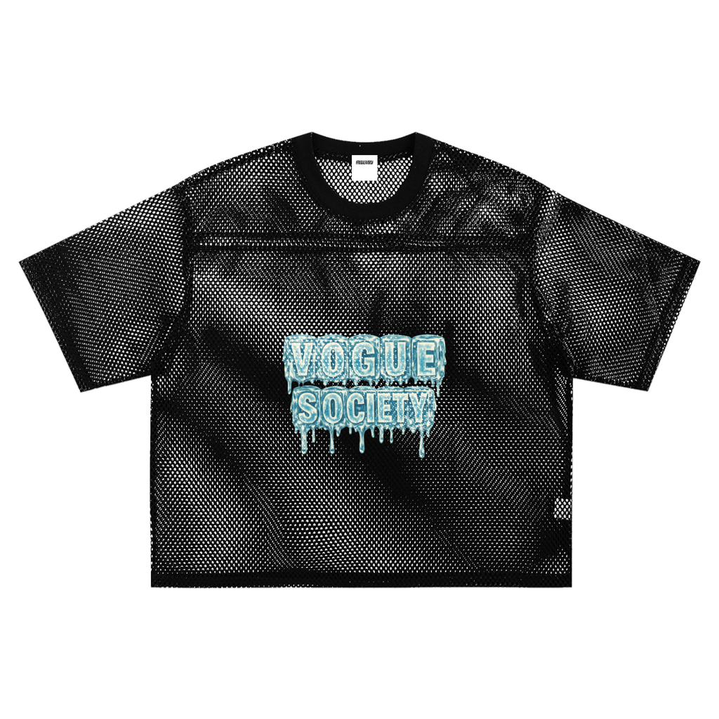 See-through Boxy Net T-Shirt