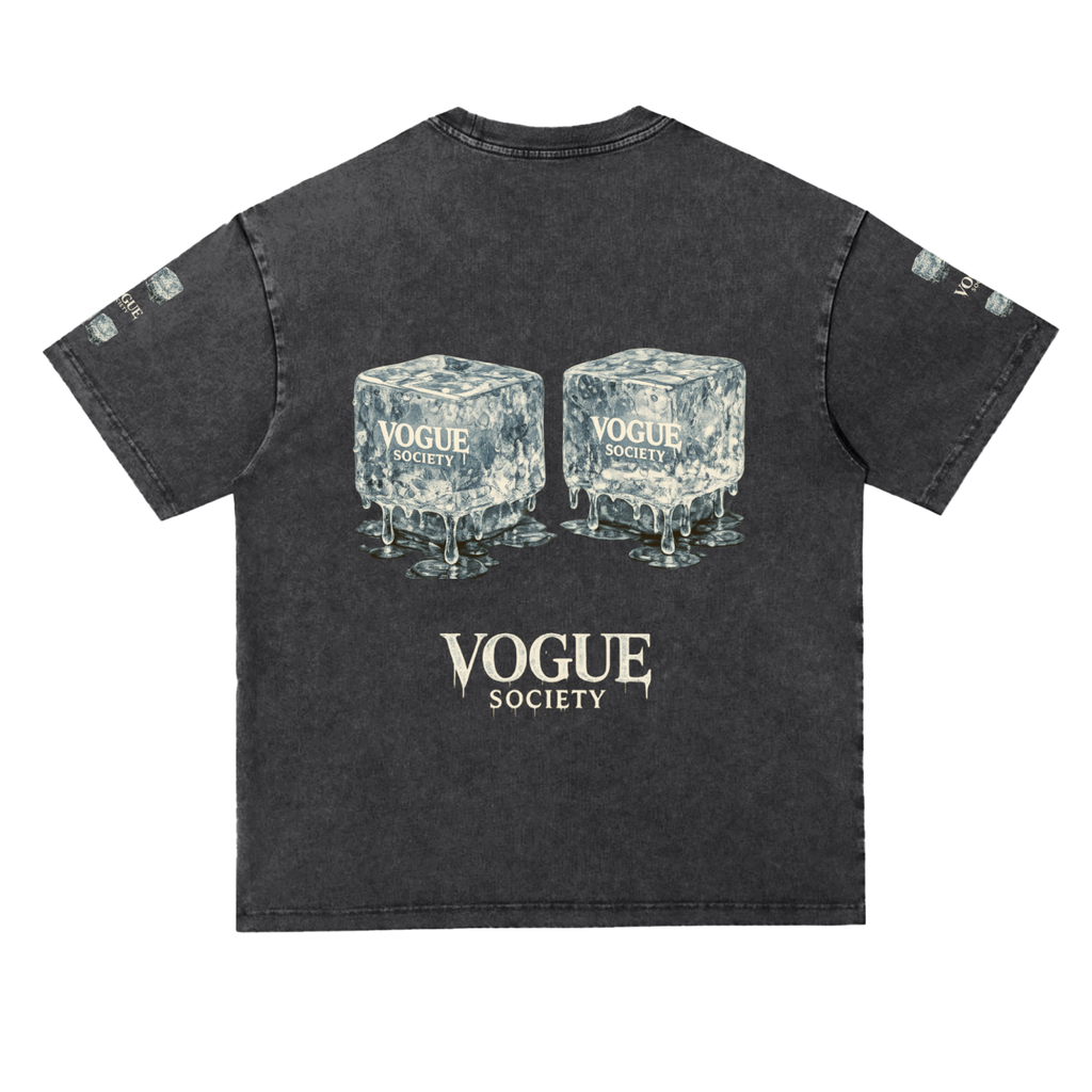 Snow Washed Heavyweight Oversize T-Shirt
