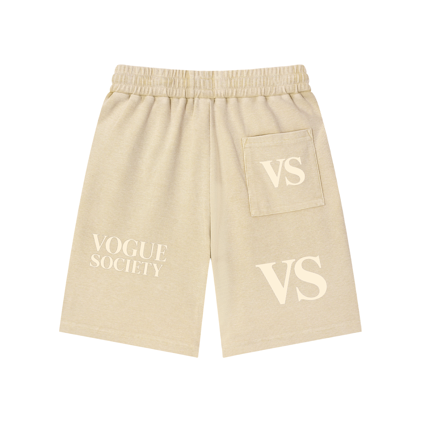 Mineral Wash Waffle Knit Shorts
