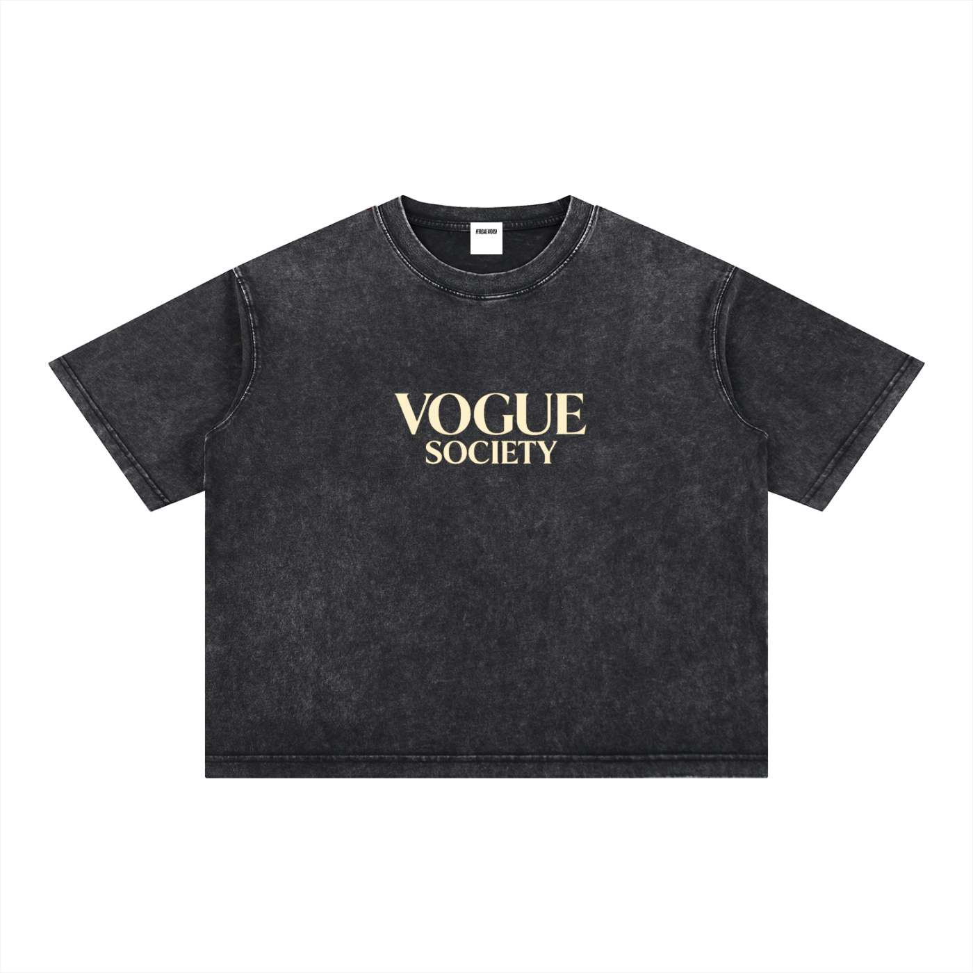 Mineral Wash Boxy Cotton T-Shirt