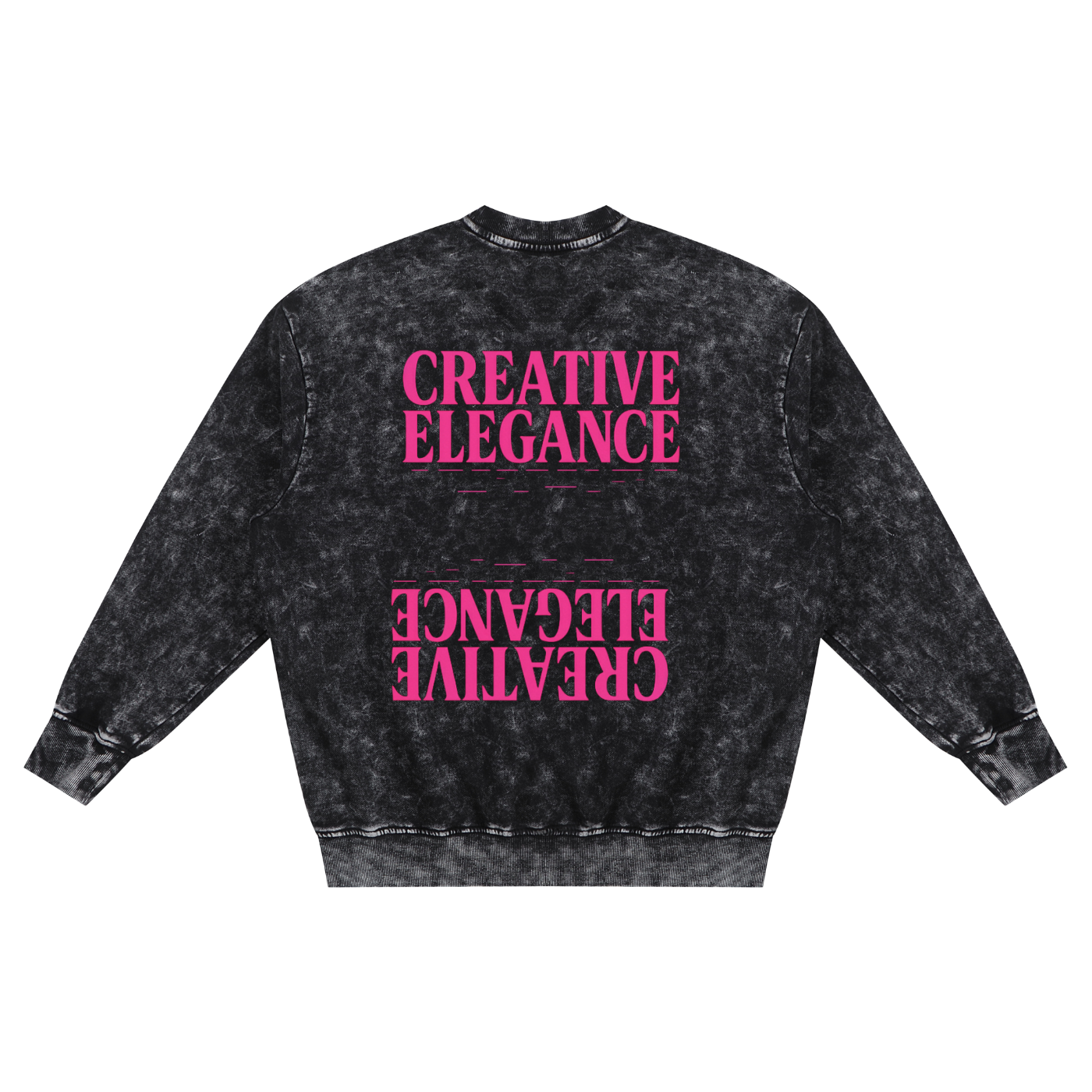 Snow Washed Hand-Frayed Sweatshirt