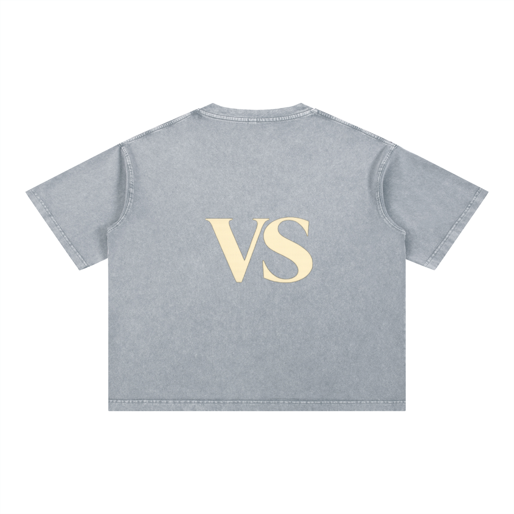 Mineral Wash Boxy Cotton T-Shirt