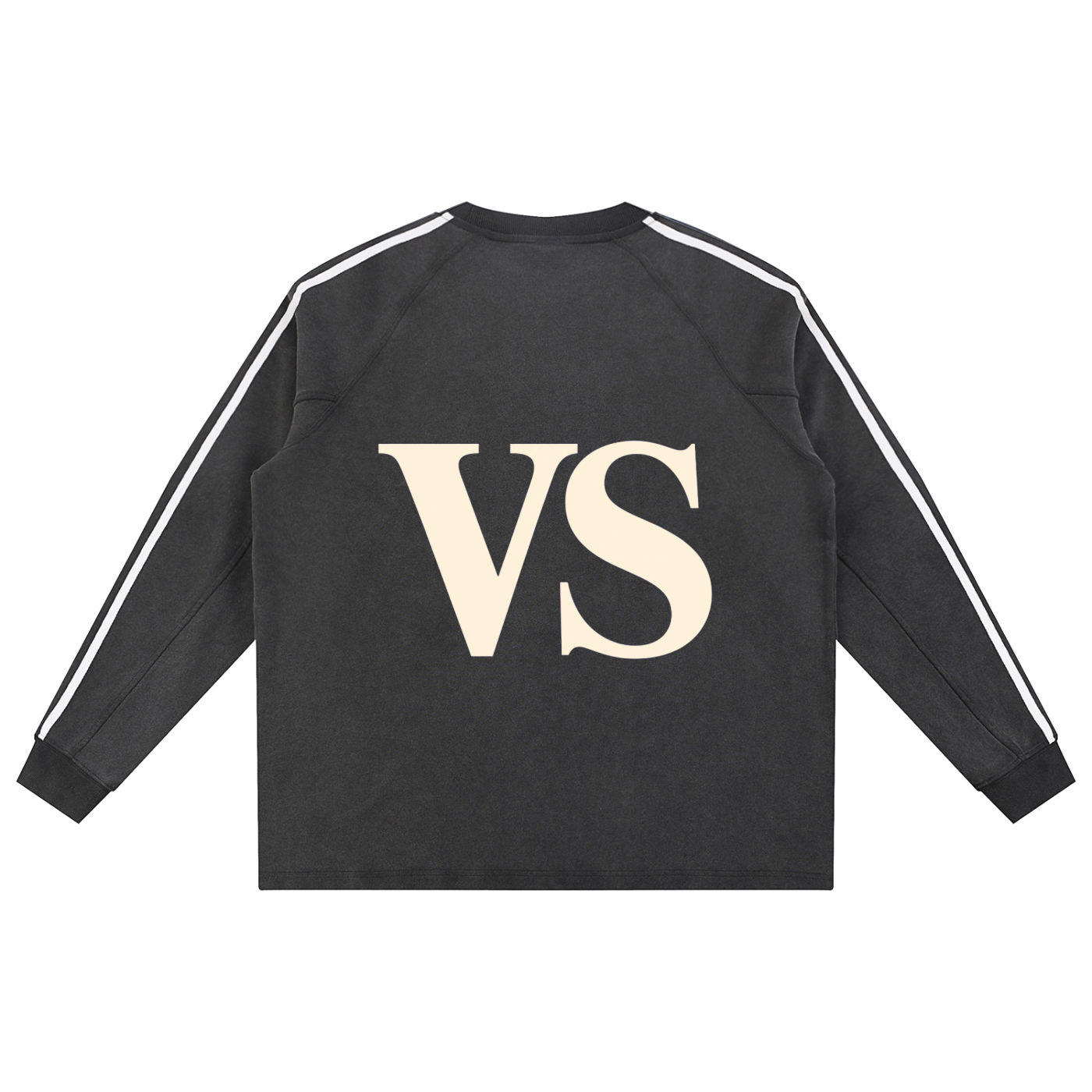 Snow Washed Contrast Tape Sweatshirt