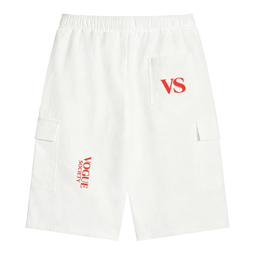 Unisex Drawstring Cargo Shorts