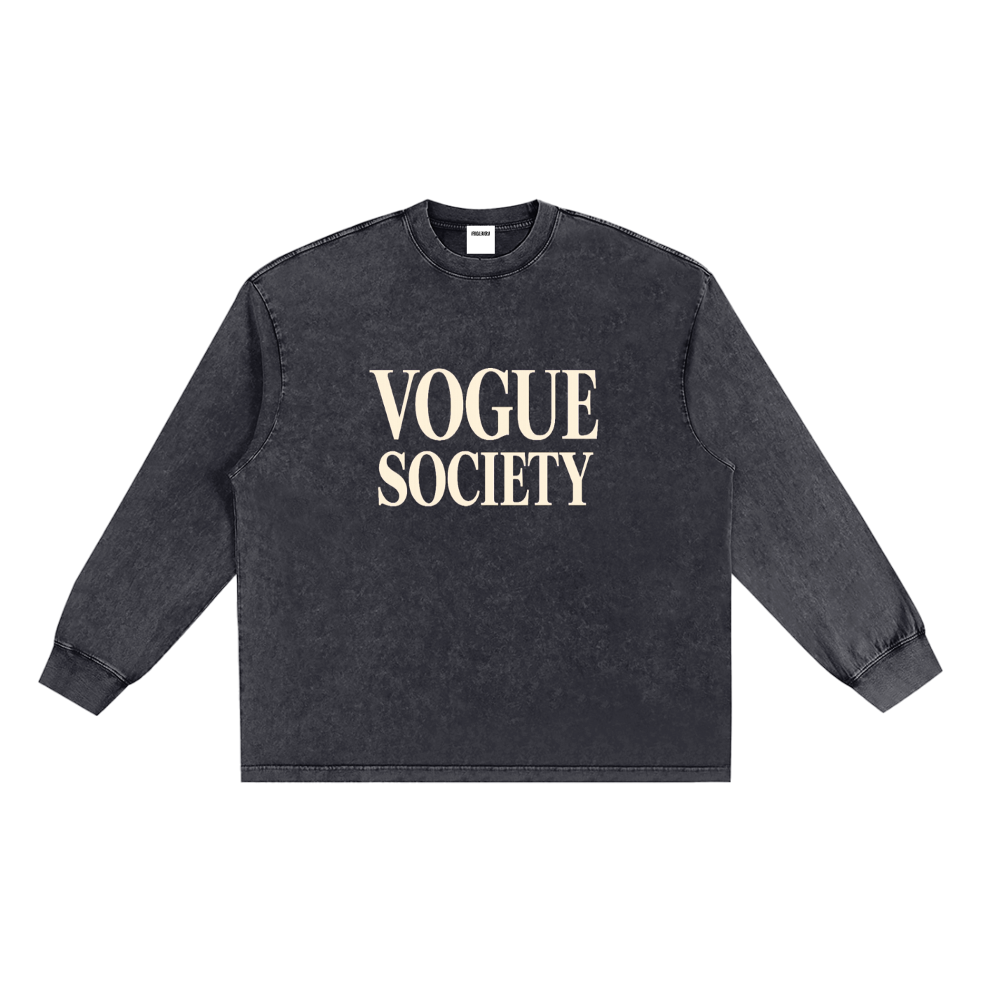 Snow Washed Frayed Edge T-Shirt