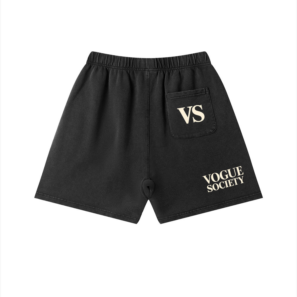 Unisex Vintage Wash Cotton Shorts