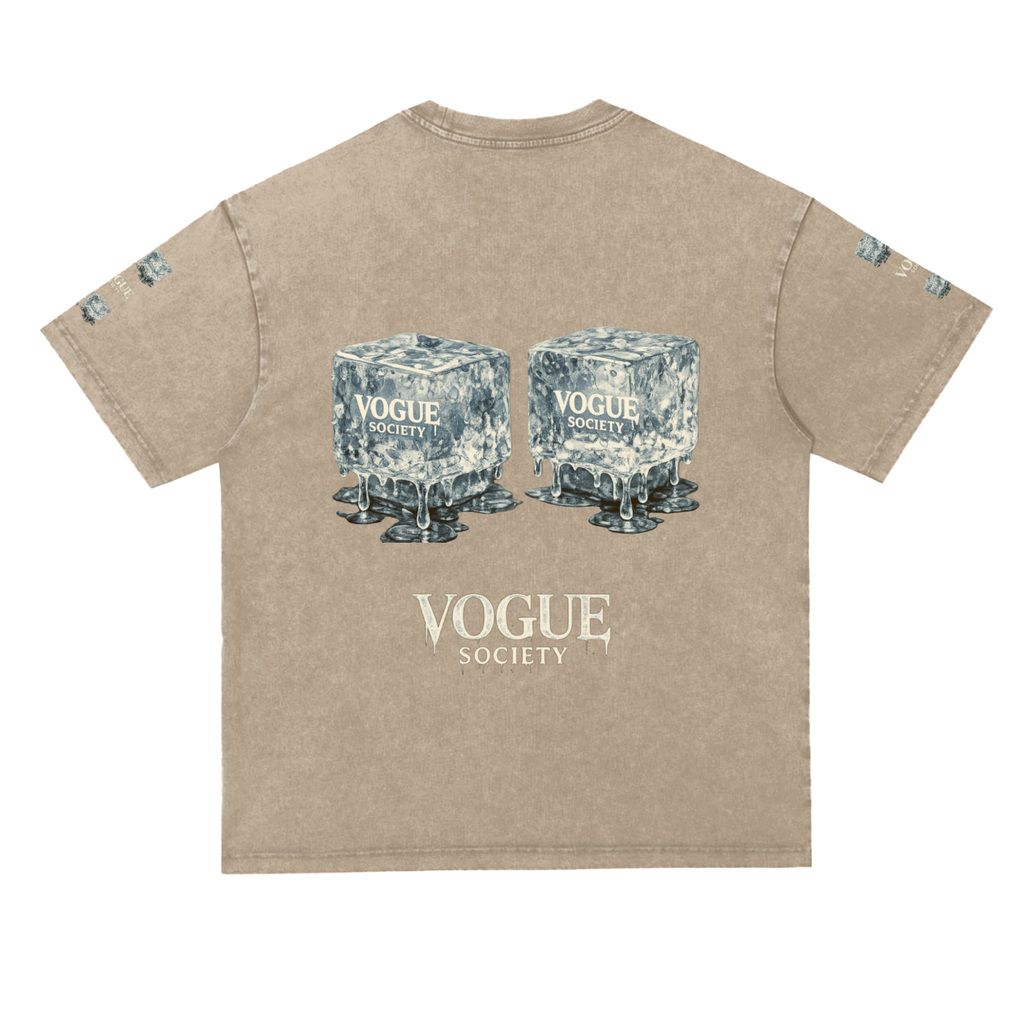 Snow Washed Heavyweight Oversize T-Shirt
