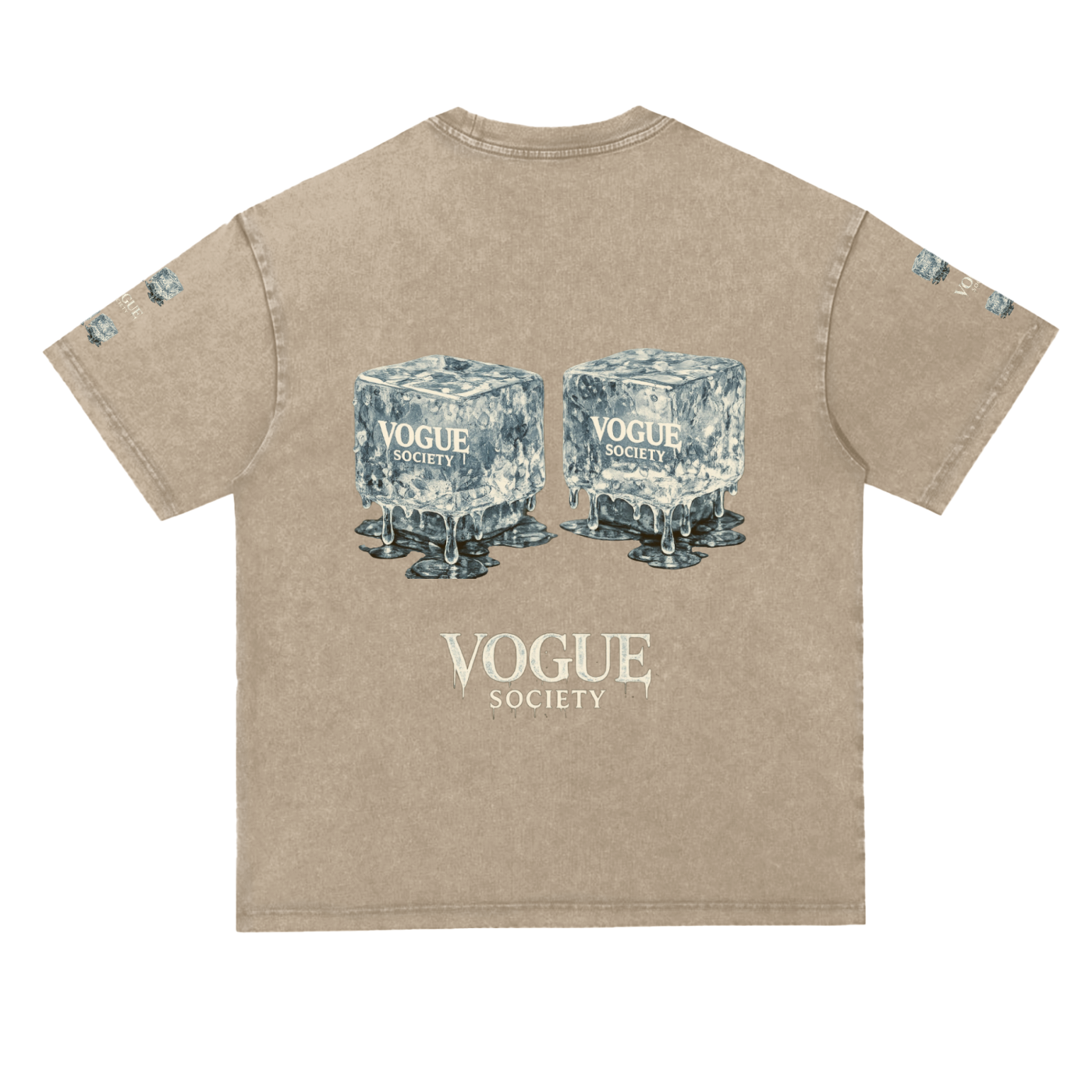 Snow Washed Heavyweight Oversize T-Shirt