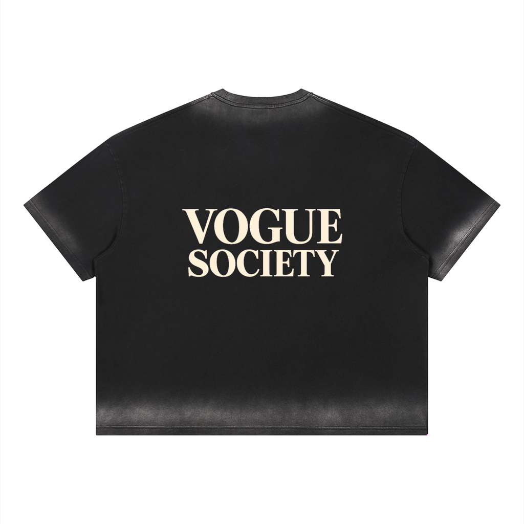 Unisex Boxy Sunfade Vintage Wash T-Shirt