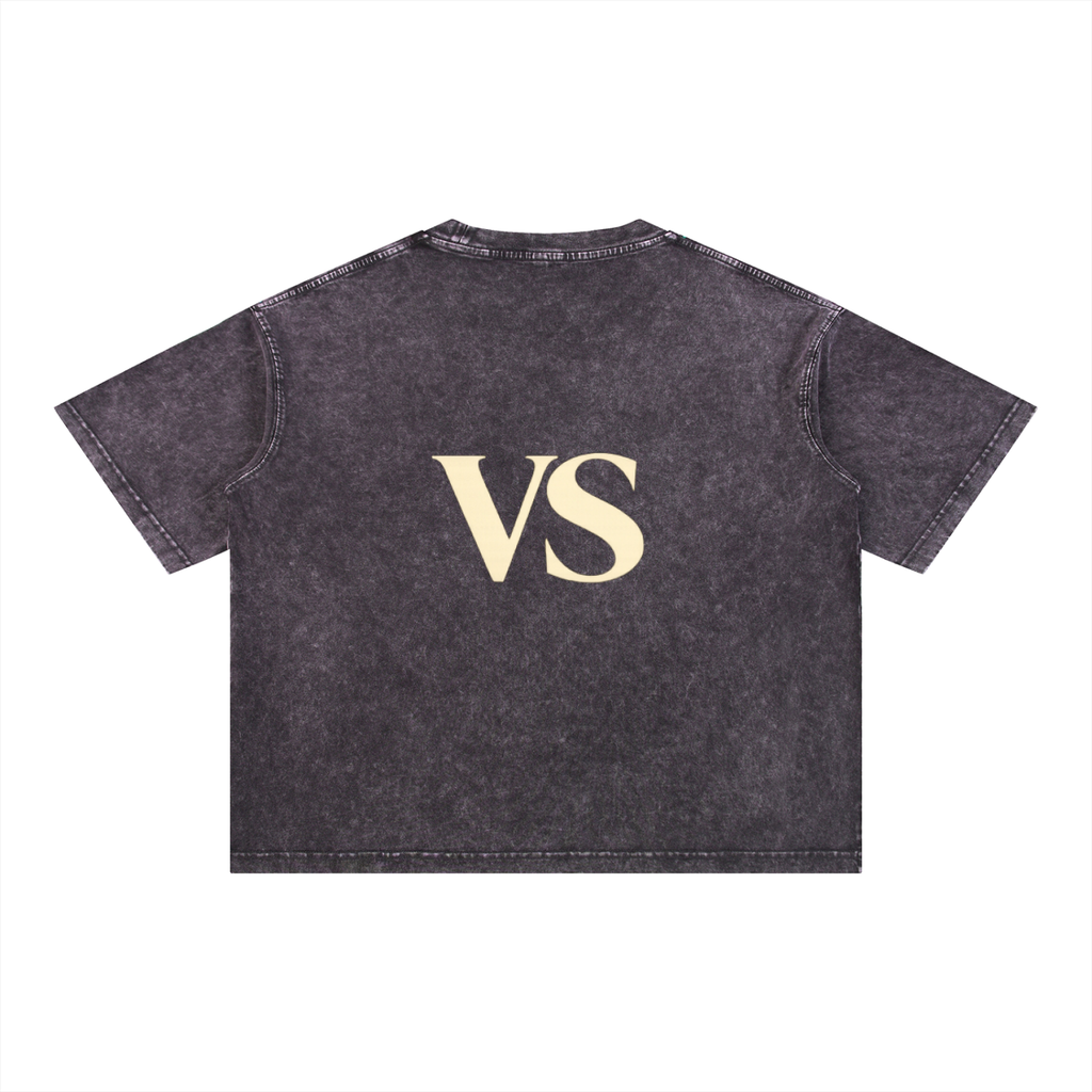 Mineral Wash Boxy Cotton T-Shirt