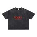 Mineral Wash Boxy Cotton T-Shirt