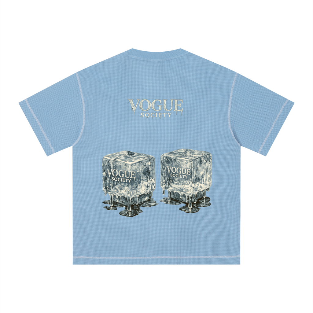 Unisex Sunfade Waffle Boxy T-Shirt