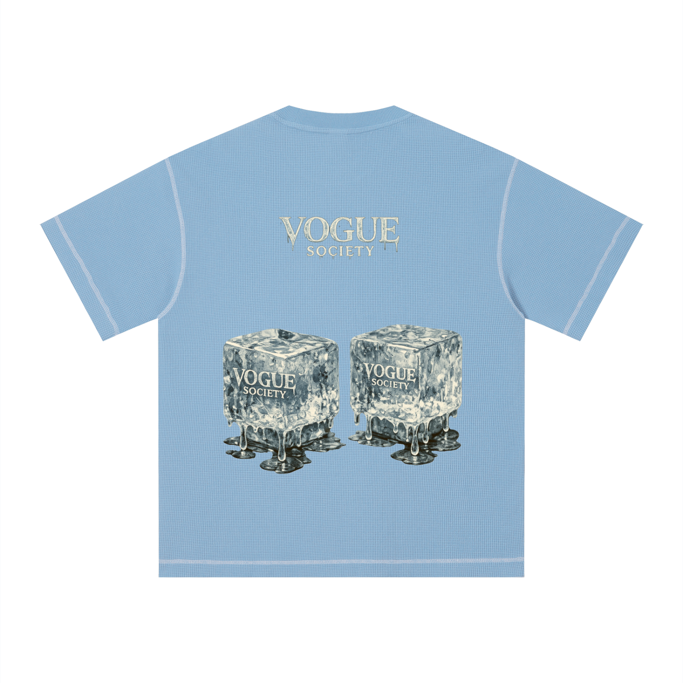 Unisex Sunfade Waffle Boxy T-Shirt