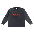 Snow Washed Frayed Edge T-Shirt