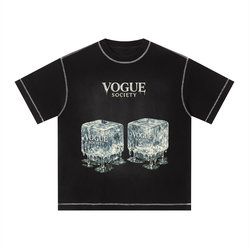 Unisex Sunfade Waffle Boxy T-Shirt