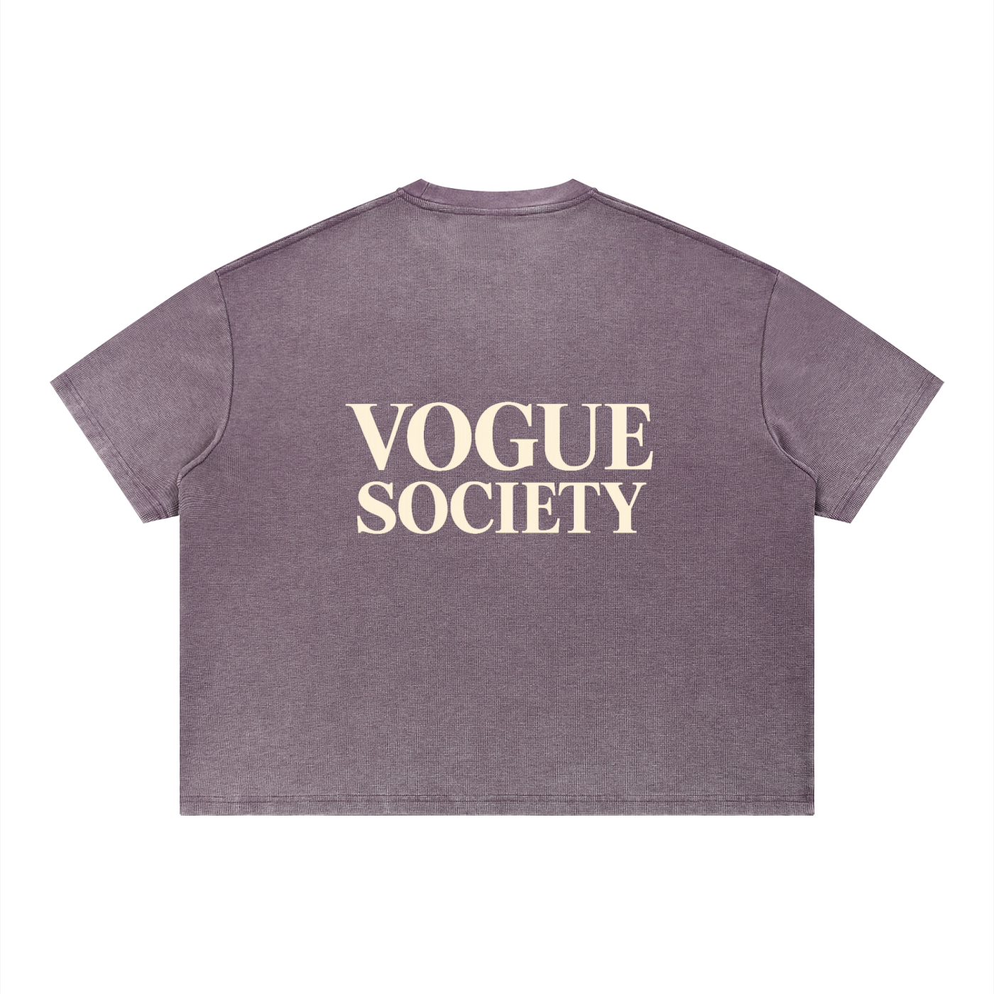 Unisex Vintage Wash Sunfade Boxy Waffle T-Shirt