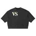 Unisex Mineral Wash Boxy Raw Edge T-Shirt