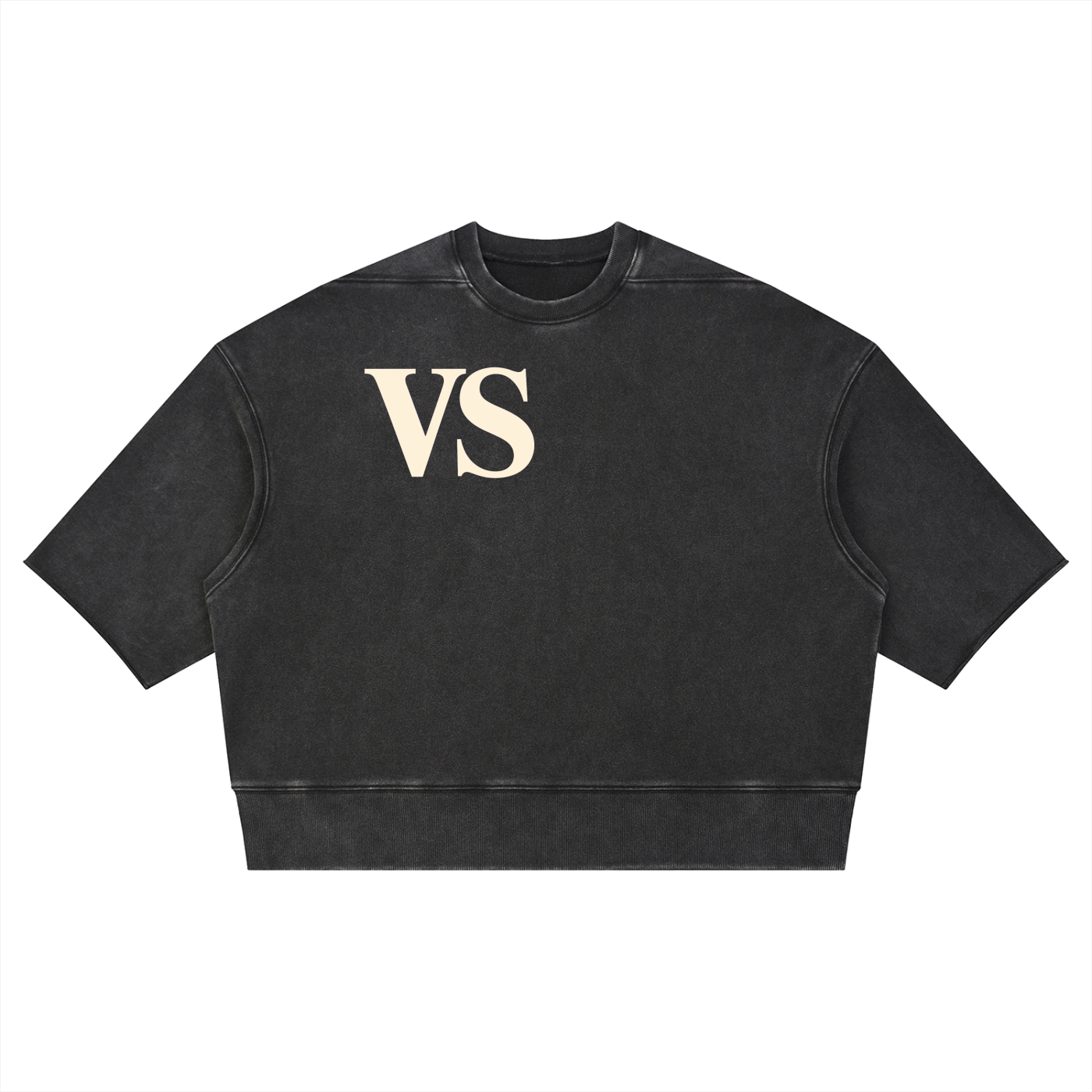 Unisex Mineral Wash Boxy Raw Edge T-Shirt