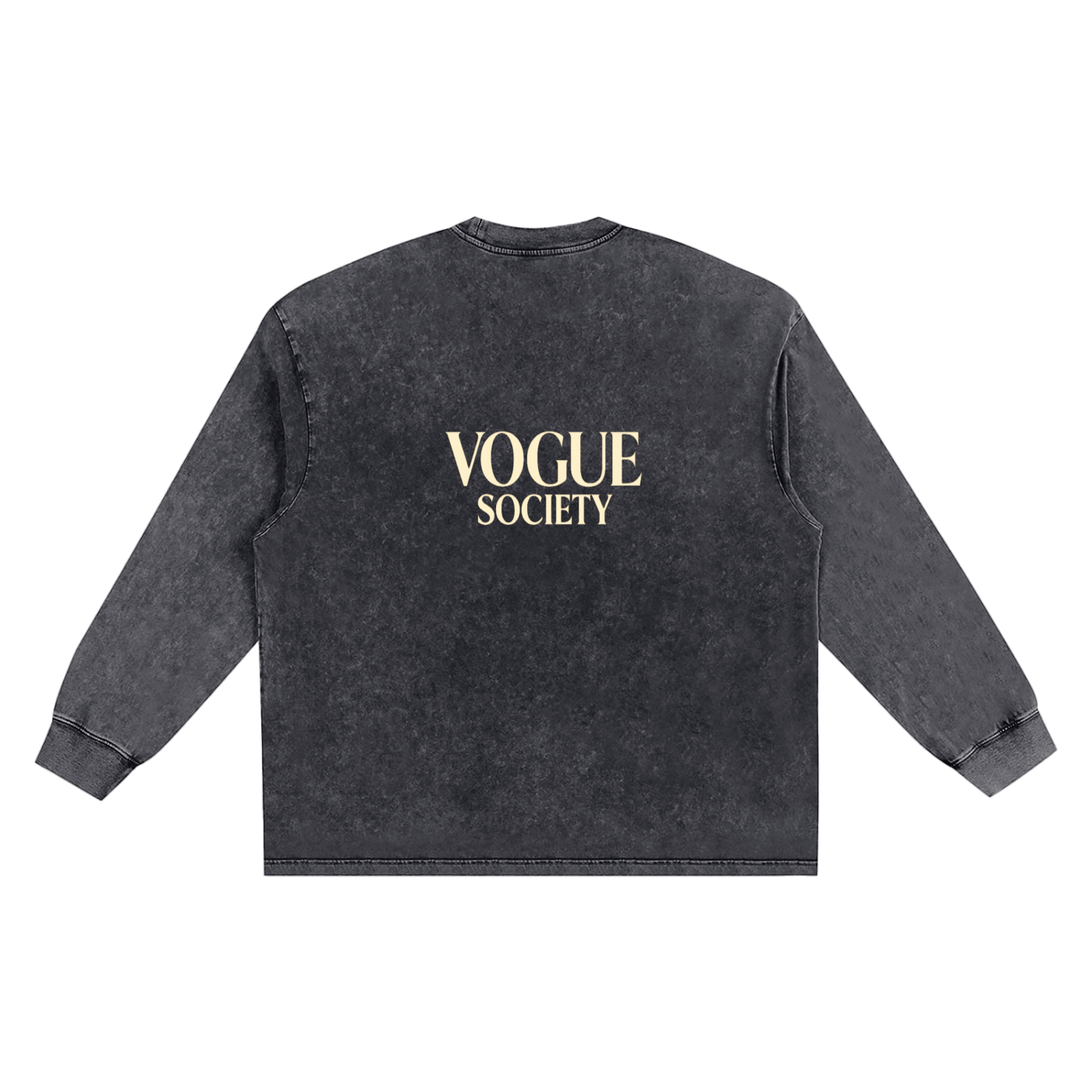 Snow Washed Frayed Edge T-Shirt