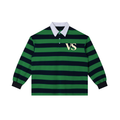 Color Block Stripe Polo Shirt