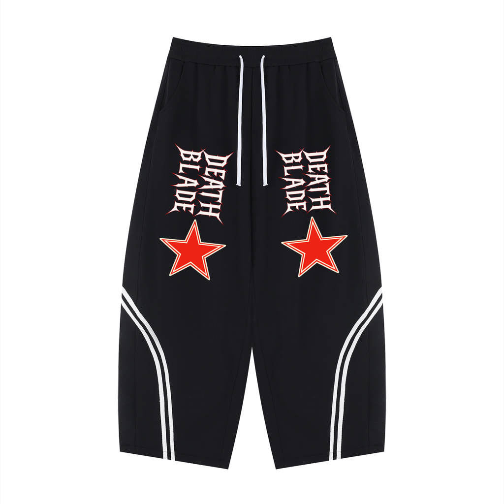 Unisex Wide Leg Piping Sweatpants