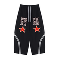 Unisex Wide Leg Piping Sweatpants