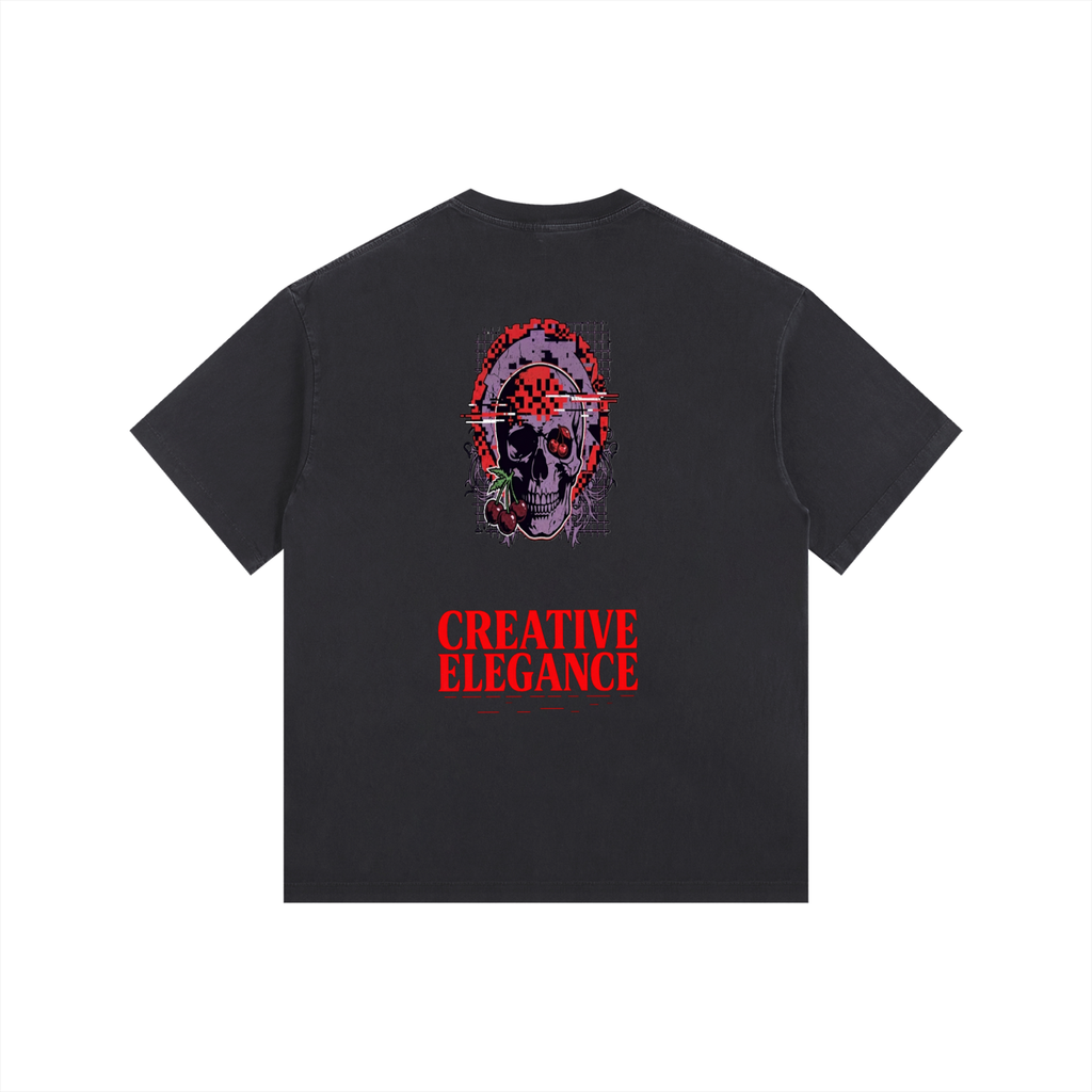 Vintage Washed Oversized Cotton T-Shirt