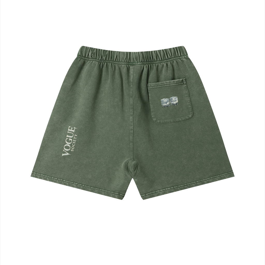 Unisex Vintage Wash Cotton Shorts