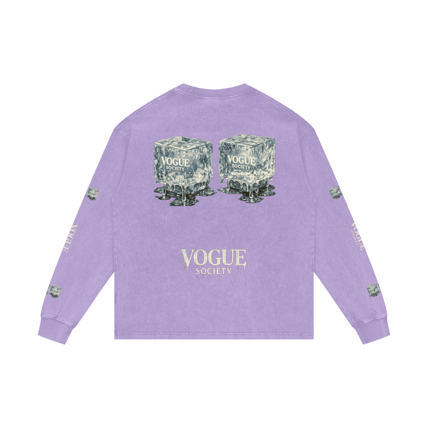 Acid Wash Oversize Long Sleeve T-Shirt