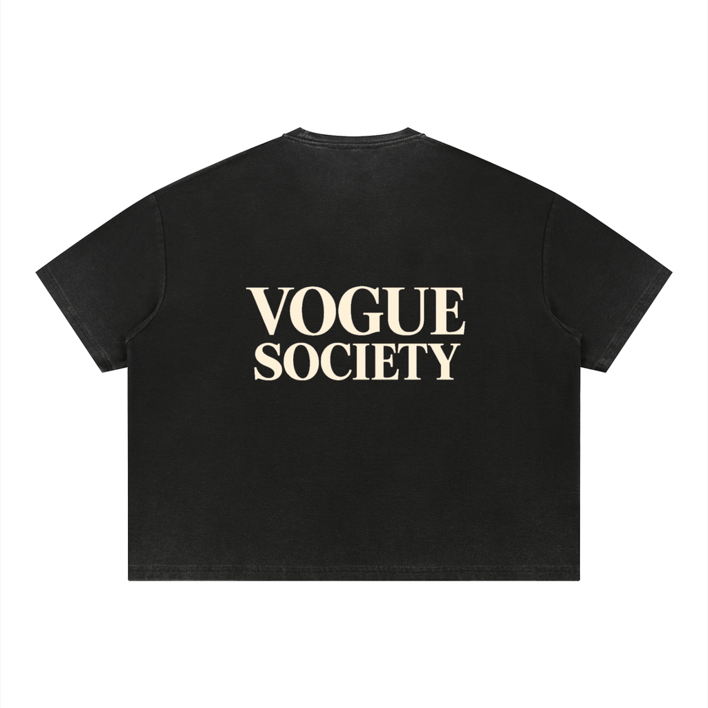 Unisex Vintage Wash Sunfade Boxy Waffle T-Shirt