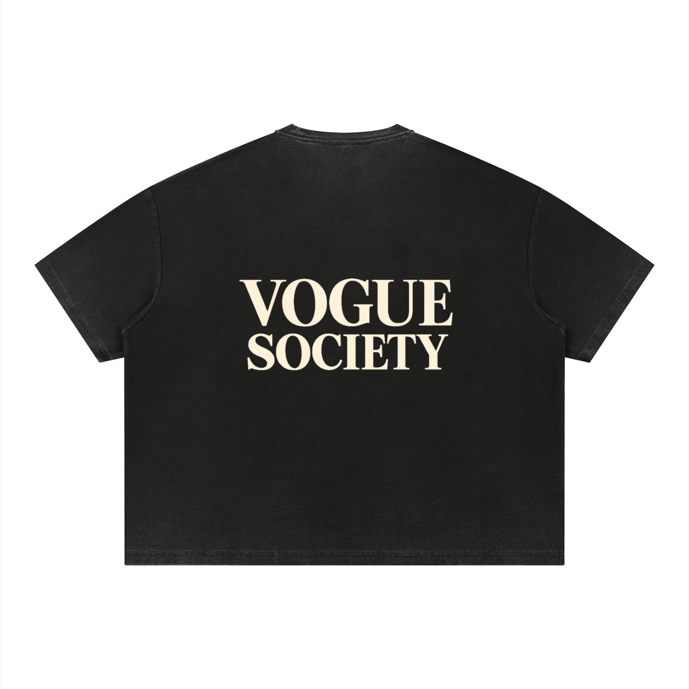Unisex Vintage Wash Sunfade Boxy Waffle T-Shirt