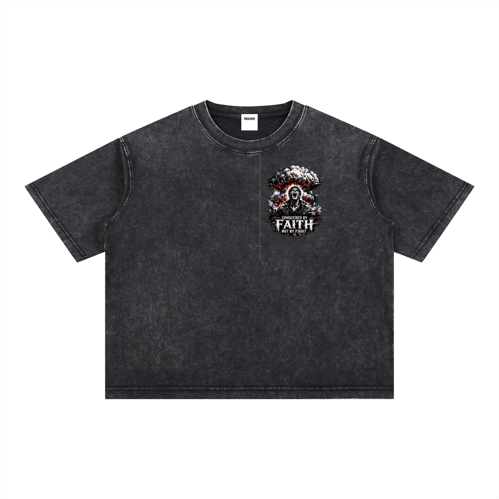 Mineral Wash Boxy Cotton T-Shirt