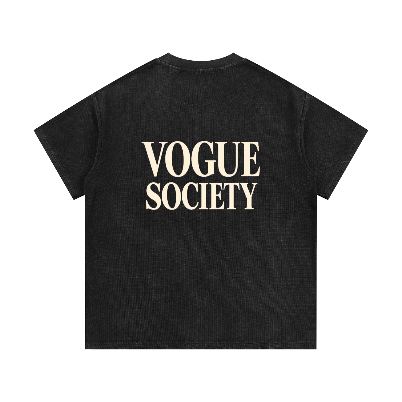 Mineral Wash Waffle Knit T-Shirt