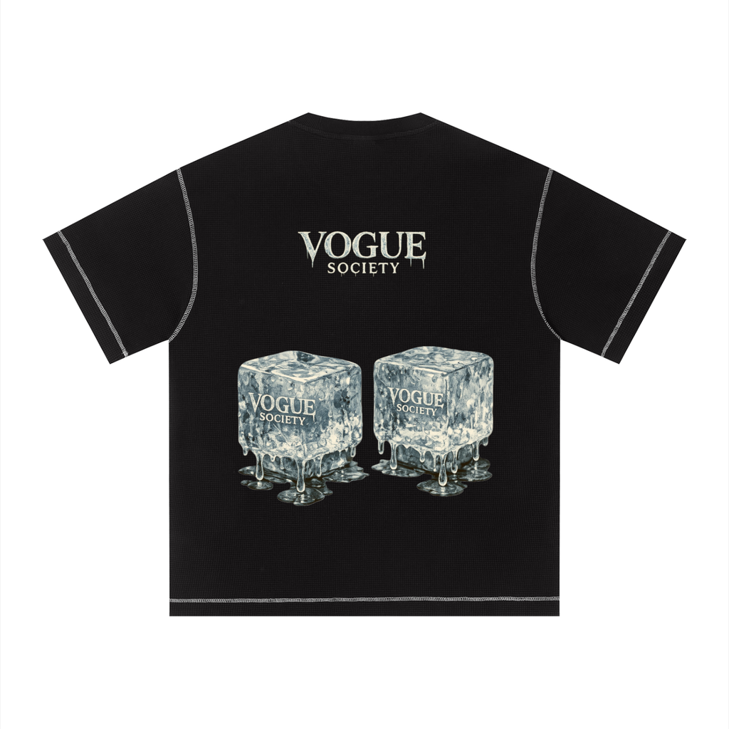Unisex Sunfade Waffle Boxy T-Shirt
