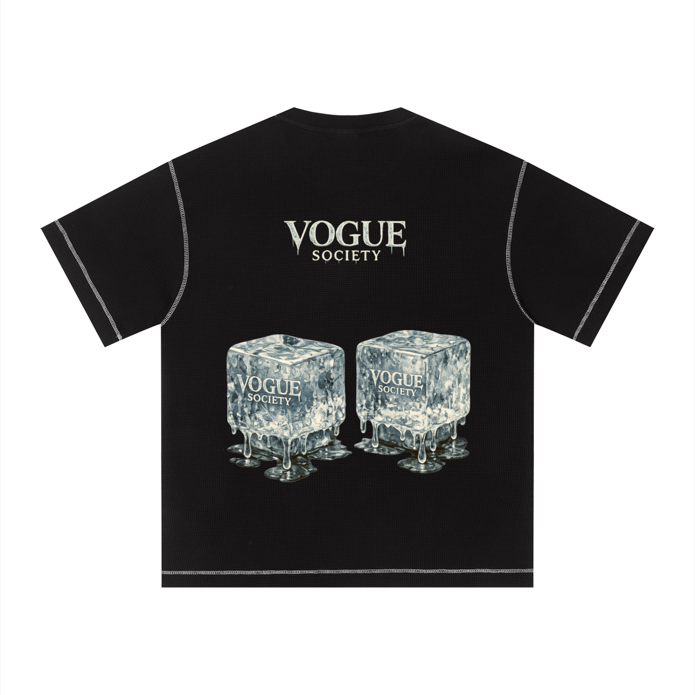 Unisex Sunfade Waffle Boxy T-Shirt