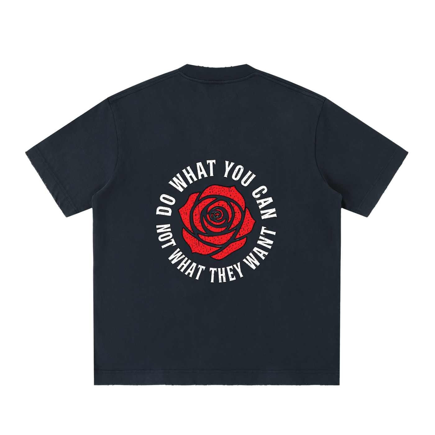 Heavyweight Vintage Washed Frayed T-Shirt