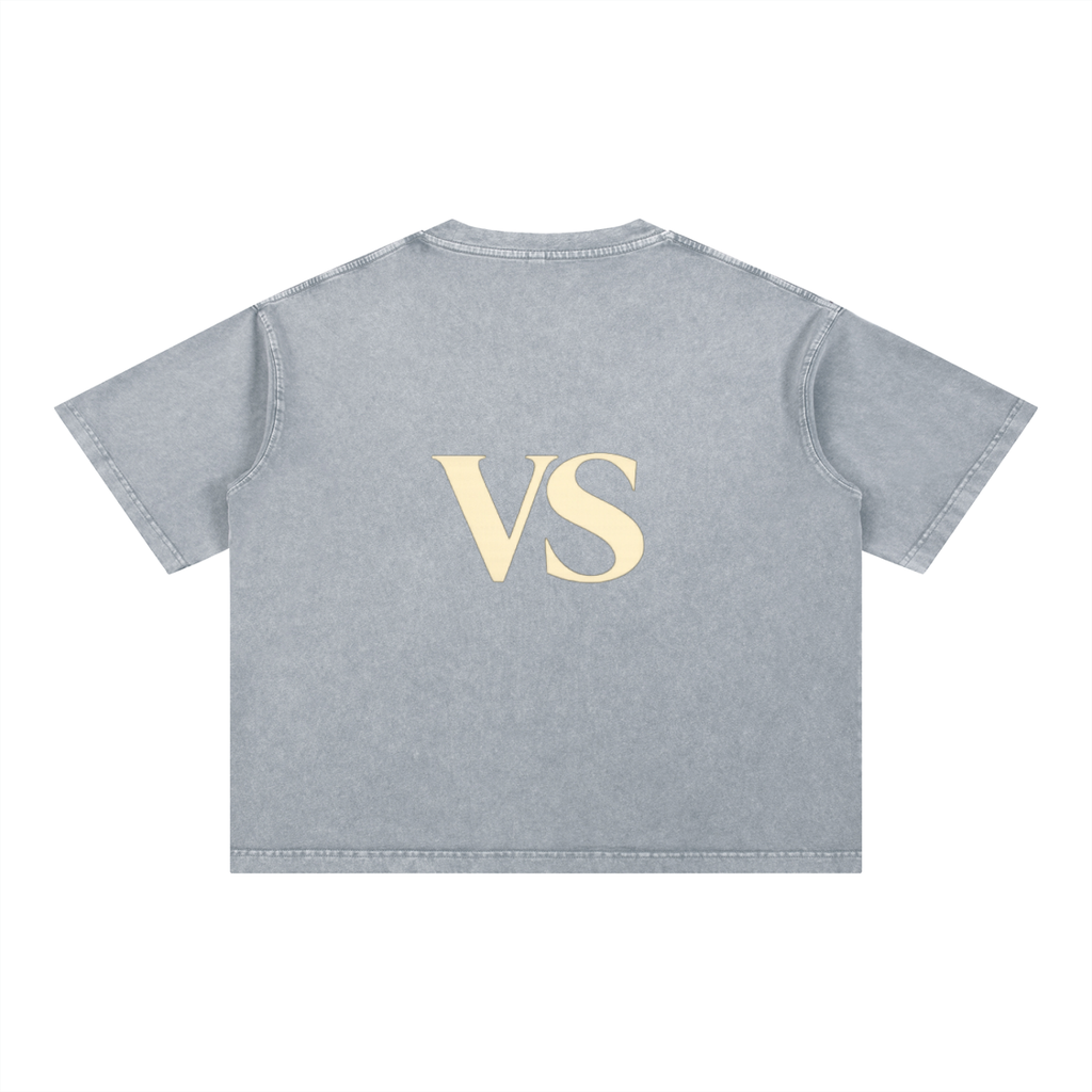 Mineral Wash Boxy Cotton T-Shirt
