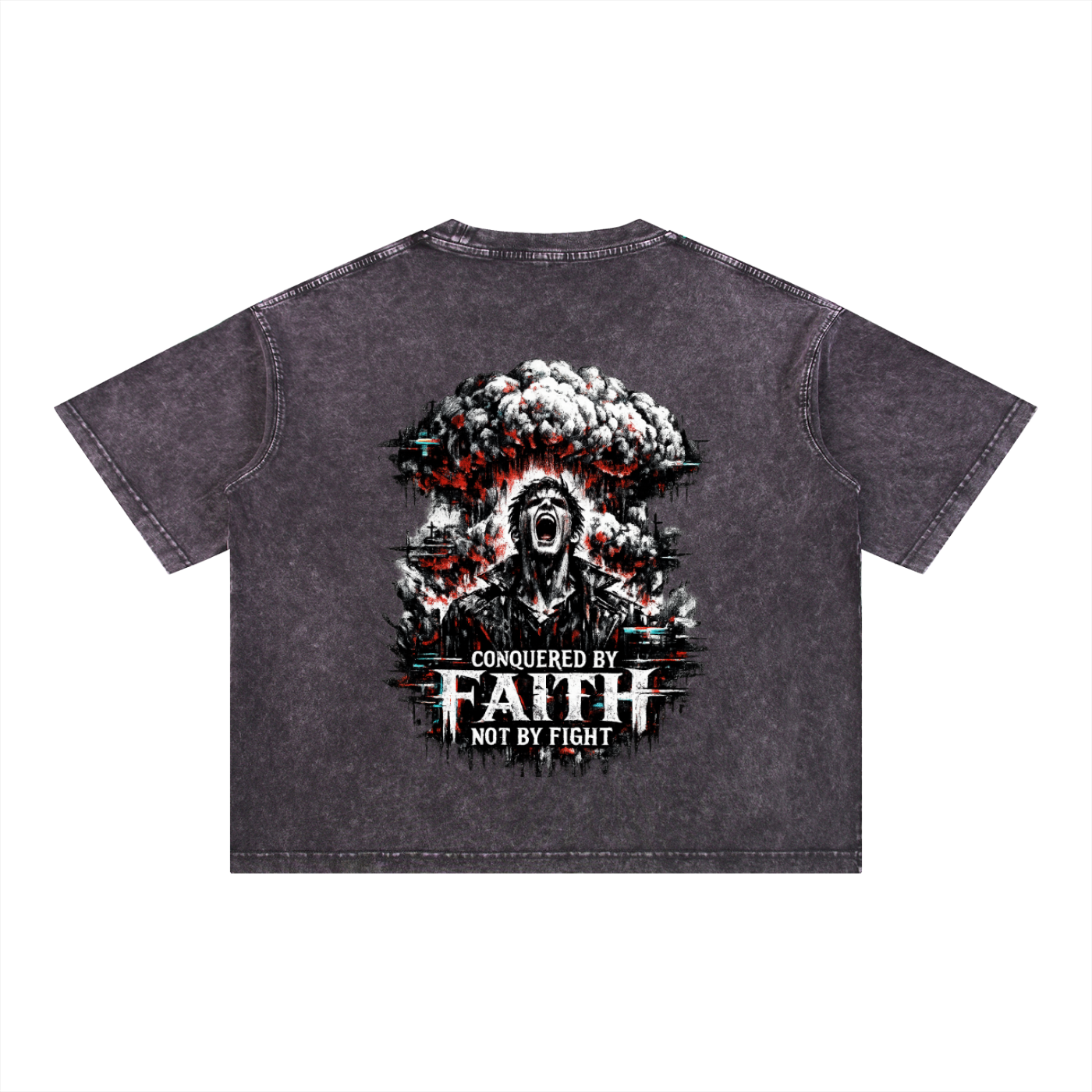 Mineral Wash Boxy Cotton T-Shirt
